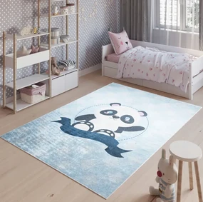 Detský koberec s roztomilou pandou Šírka: 80 cm | Dĺžka: 150 cm