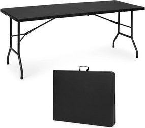 Cateringový stôl 180 cm skladací čierny