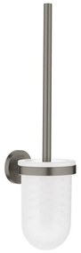 GROHE Essentials súprava na čistenie toalety, kartáčovaný tmavý grafit, 40374AL1