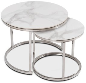 PROXIMA.store - Dizajnový konferenčný stolík CONNY FARBA: dub, FARBA NÔH: biela