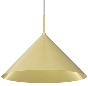 Závesné svietidlo Capital, 1x zlaté kovové tienidlo, (fi 46cm), b