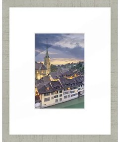 Drevený fotorámik Bern svetlosivý 40x50 cm