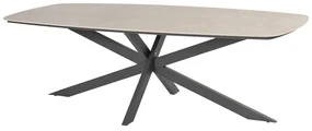 Prado jedálenský stôl s keramickou doskou 240x105 cm antracitový