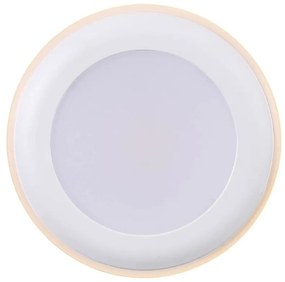 NORDLUX ELKTON zapustené stropné svietidlo LED, 5,5 W, teplá biela, 3,8 cm, okrúhle, biele