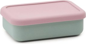 Ružový/tyrkysový silikónový detský desiatový box Lili – Kave Home