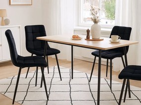 CH Jedálenská stolička Leon - čierna