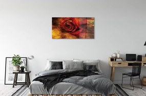 Obraz na skle rose picture 140x70 cm