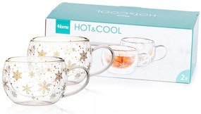 4Home Termo pohár na cappuccino Snow Hot&Cool 270 ml 2 ks