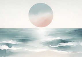 Fototapeta - Slnko nad oceánom (147x102 cm)