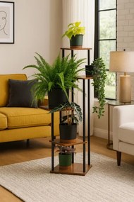 Stojan na kvety PALACE čierny