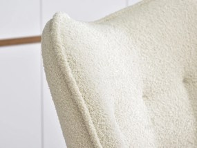 Kreslo Nutri (krémová + buk). Vlastná spoľahlivá doprava až k Vám domov. 1110342