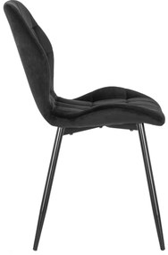 PROXIMA.store - Dizajnová jedálenská stolička LUCKY FARBA: horčicová, FARBA NÔH: čierna