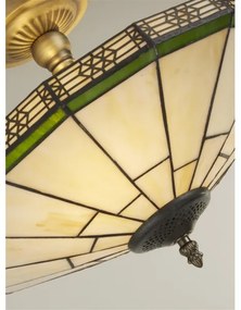 Searchlight 4417-17 - Tiffany prisadený luster NEW YORK 2xE14/40W/230V