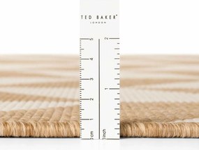 Ted Baker, Kusový koberec Ted Baker Haringey 106379 Natural White, 80x200, béžová, chodba / predsieň