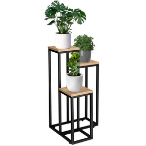 Stojan na kvety MUNIR CRAFT čierny