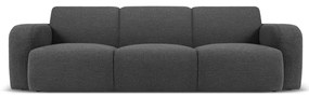 Tmavosivá pohovka z textílie bouclé 235 cm Molino – Micadoni Home