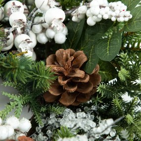 Veniec FARILA biely / zelený 710117