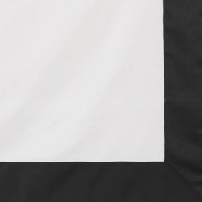 Dekorstudio Exkluzívne posteľné obliečky LAURA - biele s čiernym lémom Rozmer posteľných obliečok: Šírka x Dĺžka: 160x200cm + 2 ks 70x80 cm