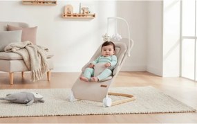 Detské hojdacie kreslo Moon 50 béžové