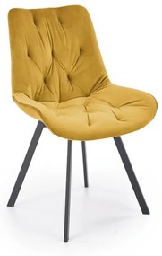 OTOČNÁ JEDÁLENSKÁ STOLIČKA TIARA HORČICOVÁ