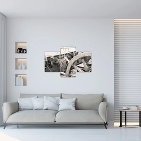 Obraz - Kormidlo plachetnice (90x60 cm)