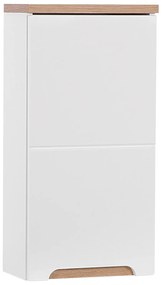 Kúpeľňová závesná skrinka BALI biela - nízka vrchný