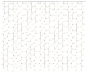 Tutumi, LED záves 300 diód 3x3m GL2001, teplé biele svetlo, CHR-00316