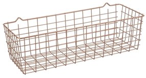 Závesná polica na koreničky v medenej farbe Metaltex