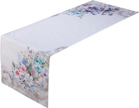 Behúň s potlačou KVETINOVÝ ROZKVET 45 x 140 cm