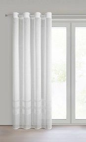 ZÁVES NA KRÚŽKOCH ELIRA 140X250 CM BIELA