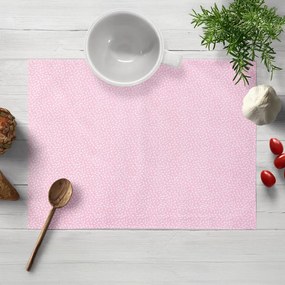 Biante Bavlnené prestieranie na stôl Sandra SA-256 Ryža na ružovom 35x45 cm