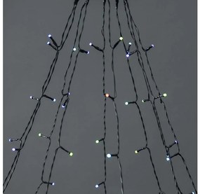 Nedis WIFILXT01C180 - LED RGB Vianočný záves 240xLED/11 funkcií 8m IP65 Wi-Fi Tuya