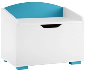 Konsimo Sp. z o.o. Sp. k. Detský úložný kontajner PABIS 50x60 cm biela/modrá KO0124