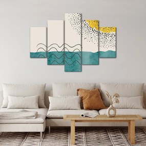 Obraz - Abstraktná maľba pláže N⁰1 (150x105 cm)