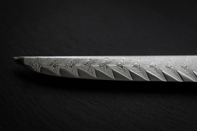 KATFINGER | Damaškový nůž vykošťovací 16cm | černý | KF105