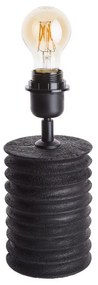 GROOVED Podstavec lampy 25 cm - čierna