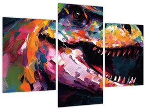 Obraz - Dinosaurus, maľba (90x60 cm)