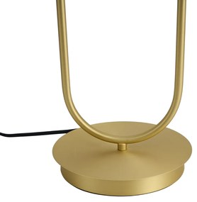 Stolná lampa Art Deco mosadz 2-svetlá - Tuning