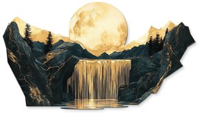 drevko |  Moderná dekorácia Mesačný vodopád  415 x 75 cm