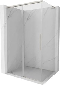 Mexen Rox, L posuvný sprchový kút 100 x 85 cm, 8mm číre sklo, oceľový profil, 8C2L-100-085-97-00