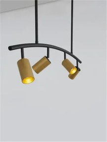 LED luster Pogno 965 čierne