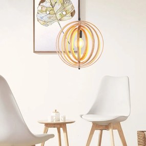 Toolight Toolight, stropné svietidlo 1xE27 APP1278-1CP, prírodná hnedá, OSW-00922