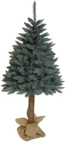 Dekorstudio Umelý Vianočný stromček na pni Smrek strieborný 220cm