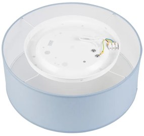 Stropné svietidlo SIRJA PASTEL 1xE27/60W/230V pr. 35 cm modrá