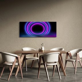 Obraz farebných kruhov (120x50 cm)