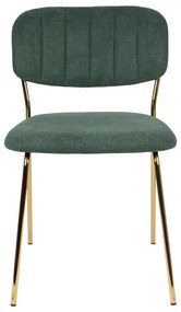 Tmavozelené jedálenské stoličky v súprave 2 ks Jolien - White Label