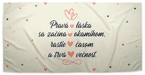 Sablio Uterák Pravá láska - 50x100 cm