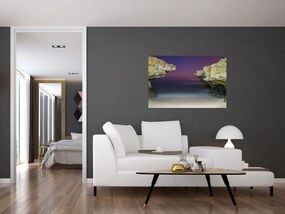 Obraz - morský útes (90x60 cm)