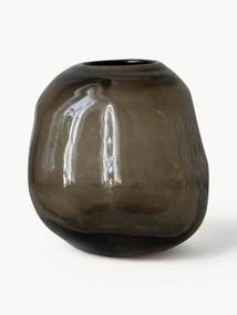 Sklenená váza Pebble, V 20 cm