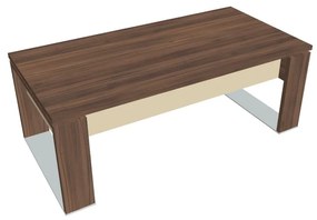 Stôl Verno+ S 200 x 100 cm, orech / vanilka